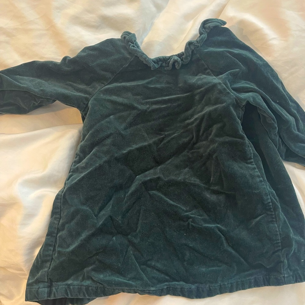 green velvet dress